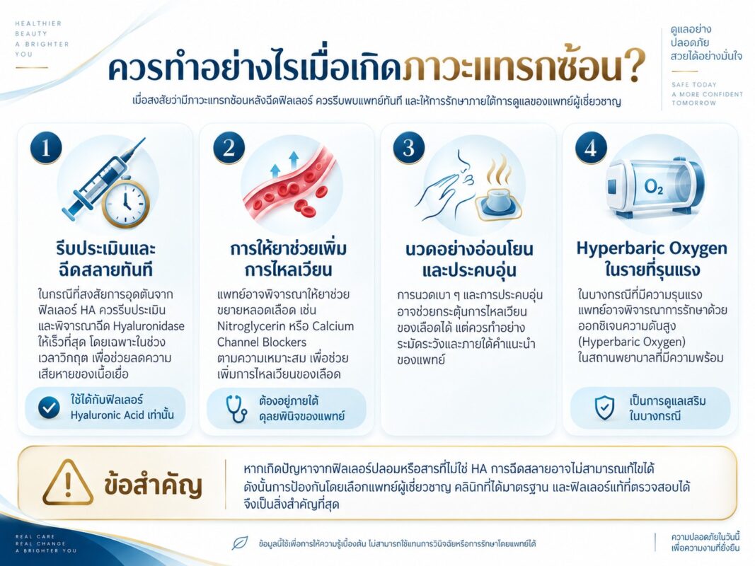 ควรทำอย่างไรเมื่อเกิดภาวะแทรกซ้อน?