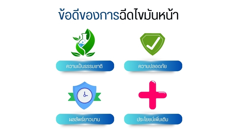 ข้อดีของการฉีดไขมันหน้า