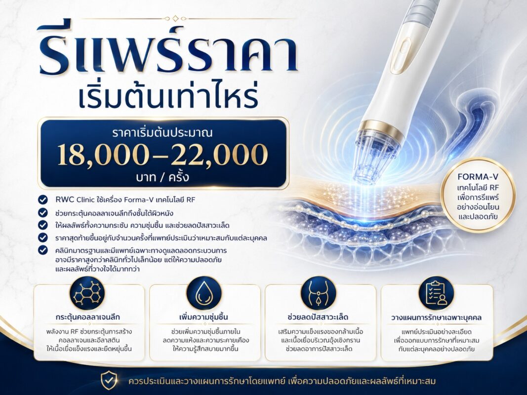 รีแพร์ราคา เริ่มต้นเท่าไหร่