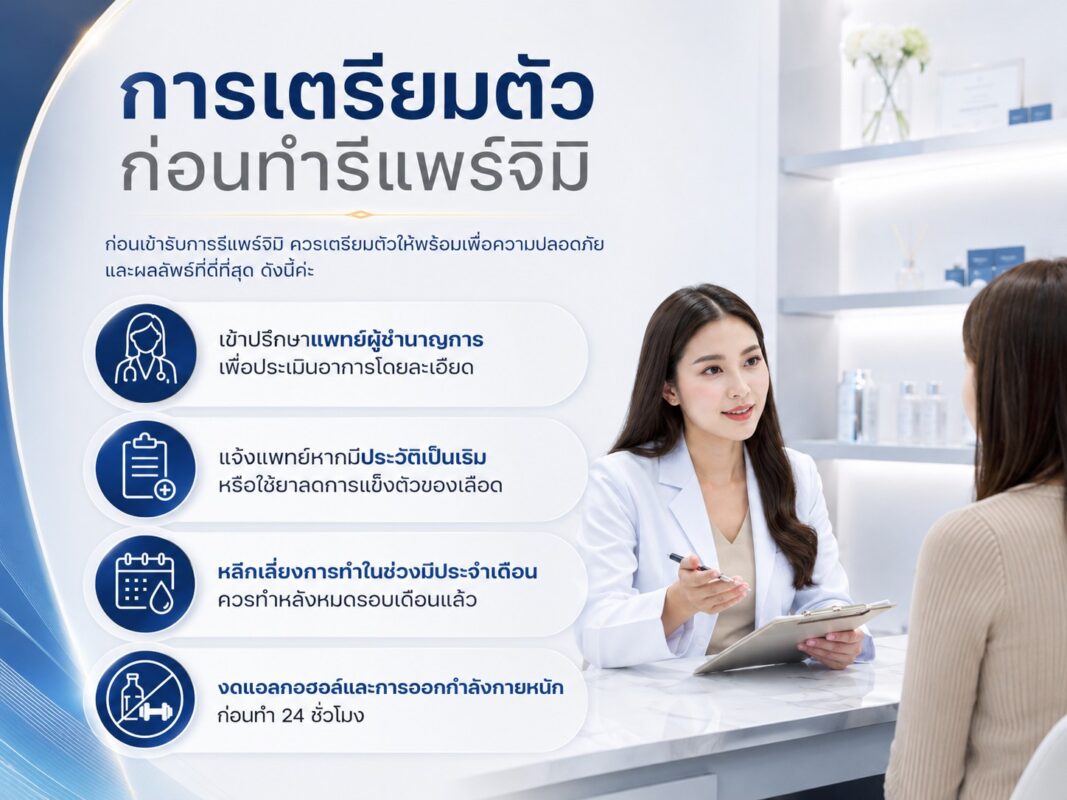 การเตรียมตัวก่อนทำรีแพร์จิมิ