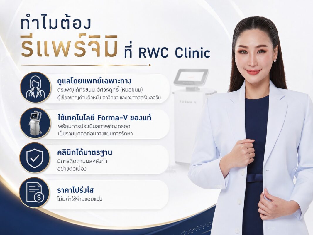 ทำไมต้องรีแพร์จิมิที่ RWC Clinic