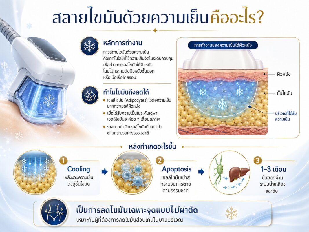  สลายไขมันด้วยความเย็นคืออะไร?