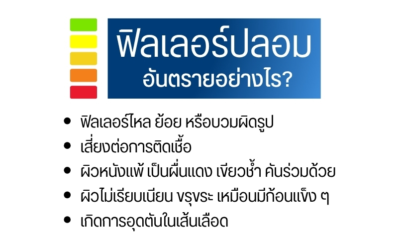 ฟิลเลอร์ปลอม อันตรายอย่างไร?