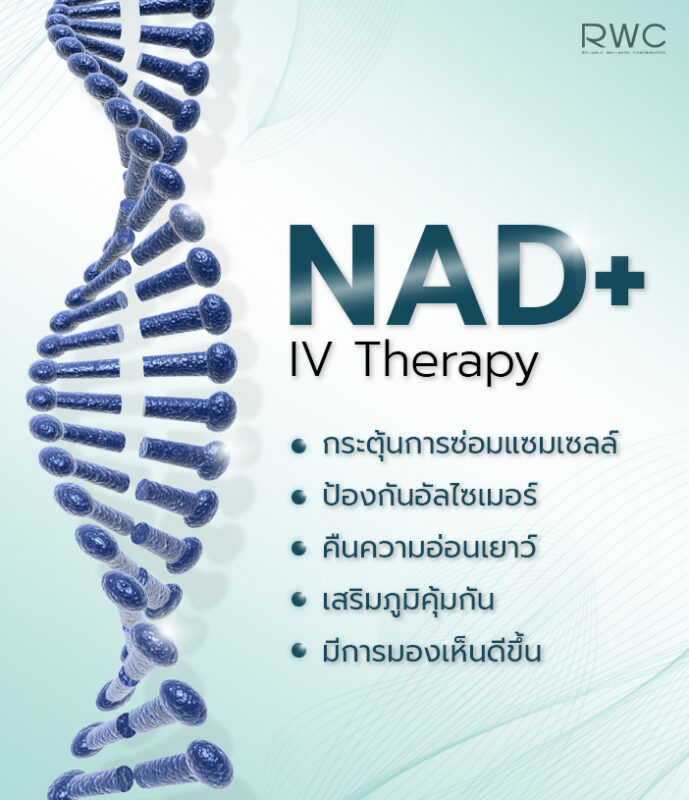 NAD+ -iv-therapy ช่วยเรื่องอะไรบ้าง