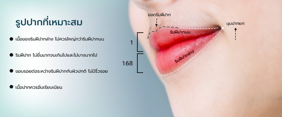 ฟิลเลอร์ปาก รูปปากที่เหมาะกับคนไทย