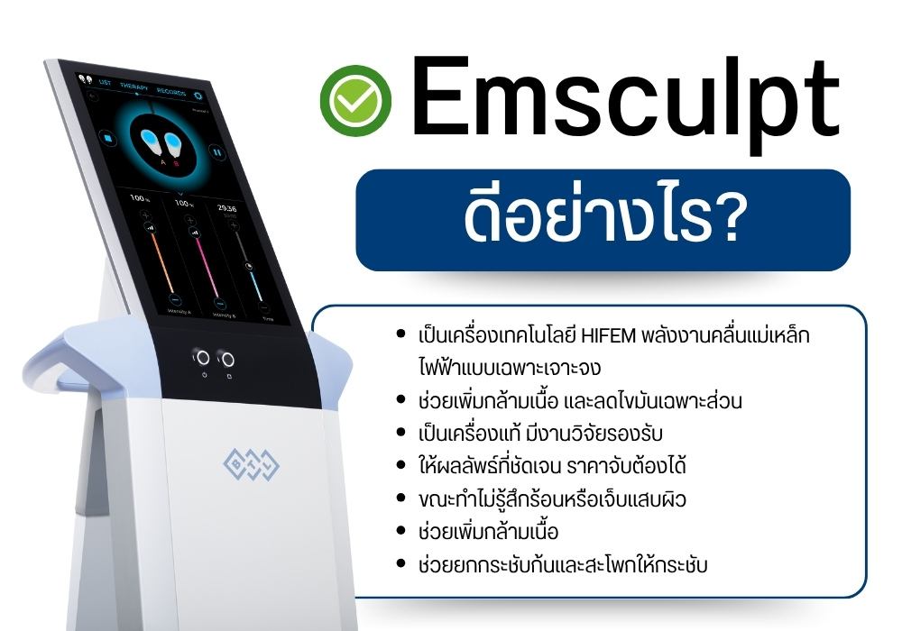 Emsculpt ดีอย่างไร