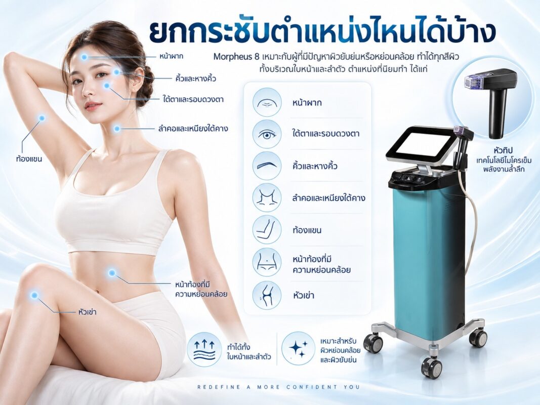 ยกกระชับตำแหน่งไหนได้บ้าง