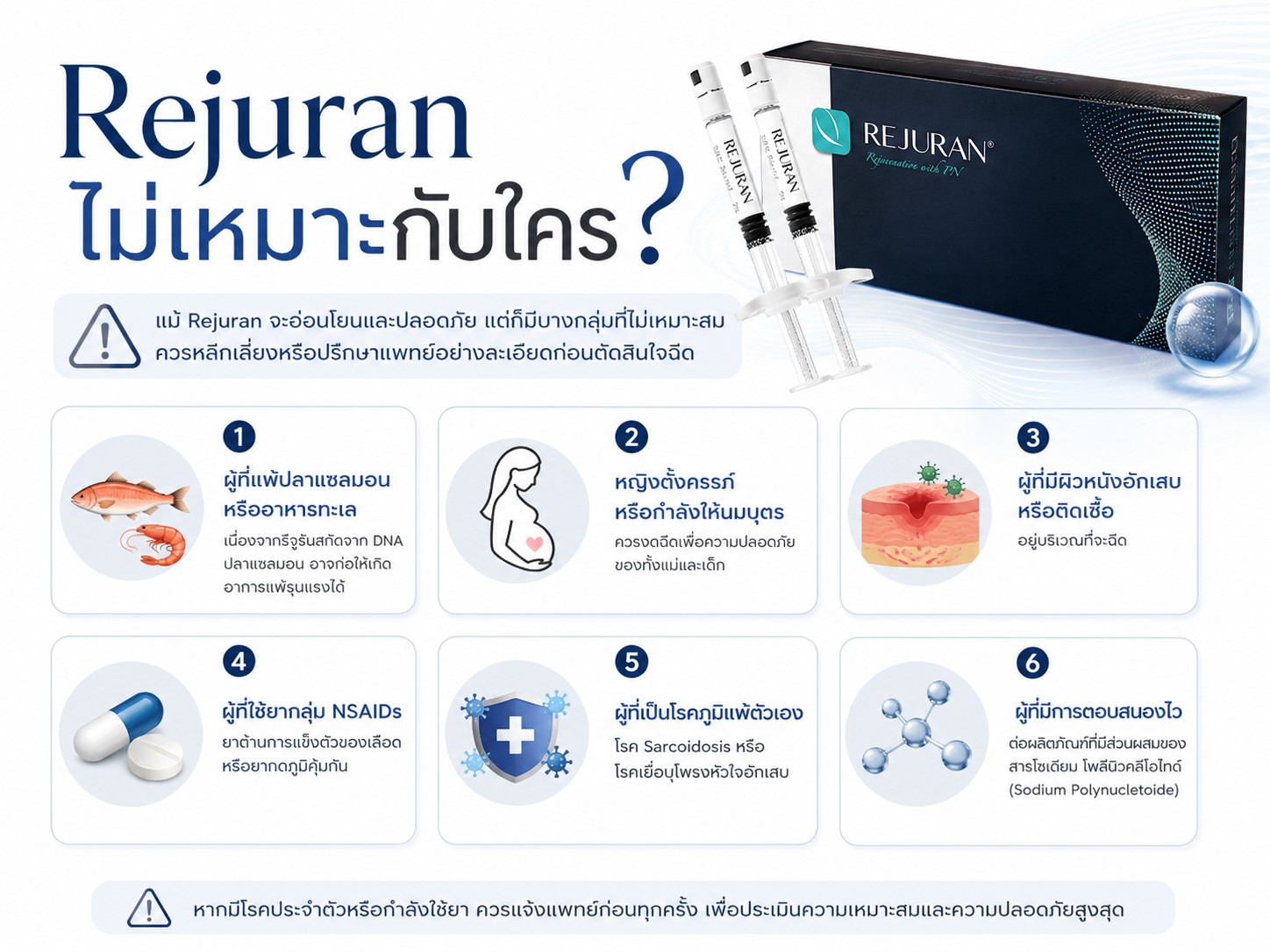 Rejuran ไม่เหมาะกับใคร ?