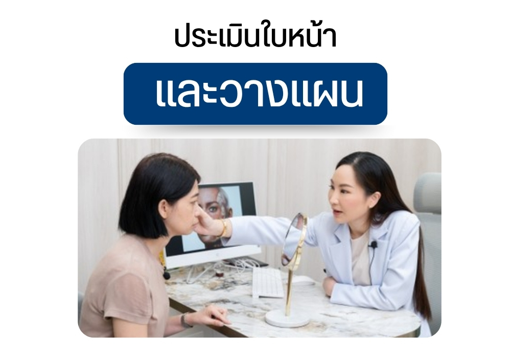 ประเมินใบหน้าและวางแผน