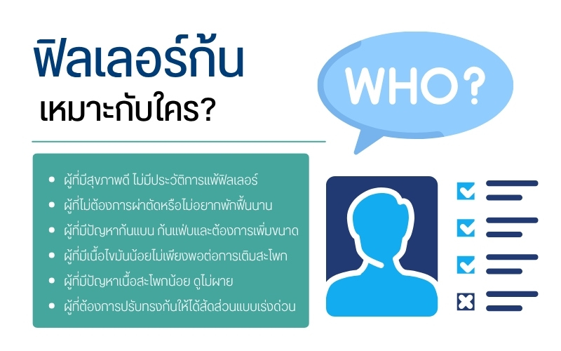 ฟิลเลอร์ก้น เหมาะกับใคร