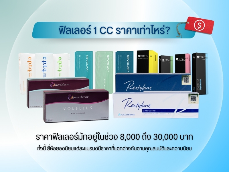 ฟิลเลอร์ 1 CC ราคา