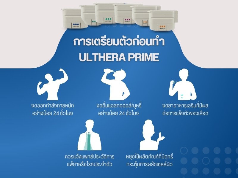 การเตรียมตัวก่อนทำ Ulthera Prime