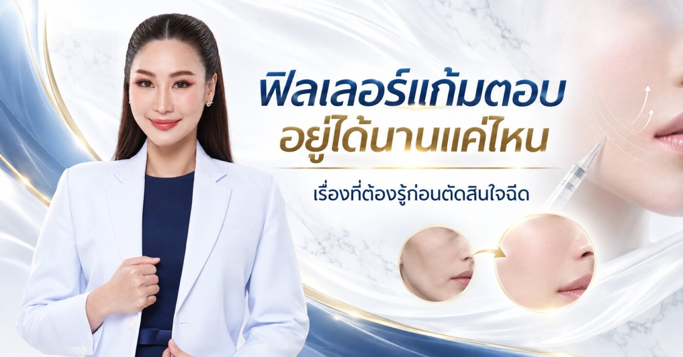 ฟิลเลอร์แก้มตอบอยู่ได้นานแค่ไหน