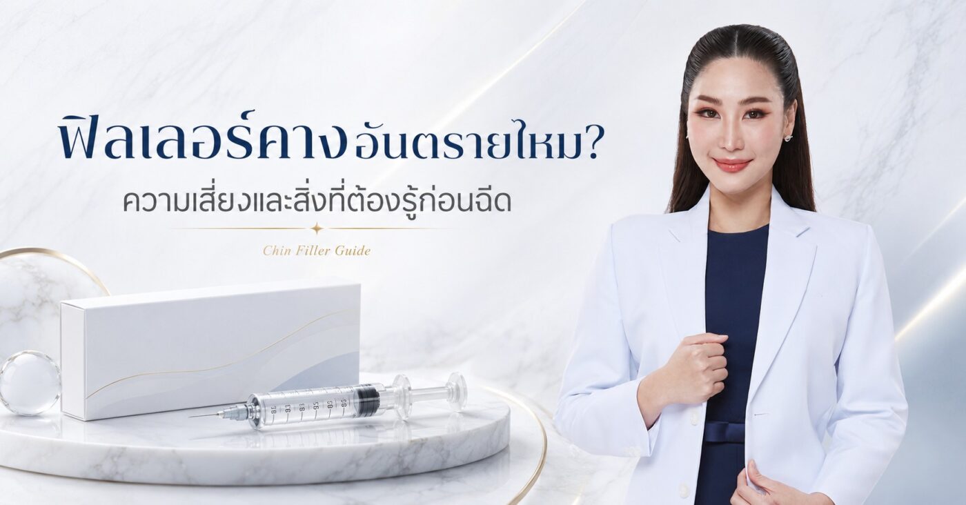 ฟิลเลอร์คางอันตรายไหม? ความเสี่ยงและสิ่งที่ต้องรู้ก่อนฉีด