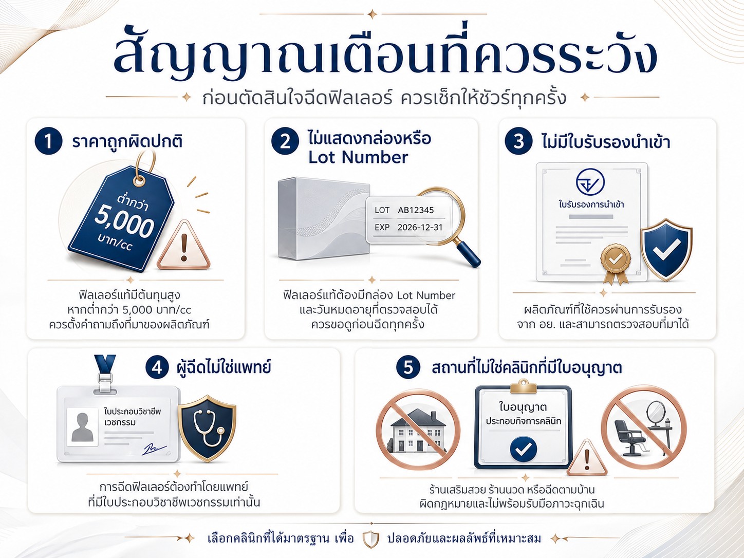 ฟิลเลอร์ปากแท้กับปลอม สังเกตได้อย่างไร?