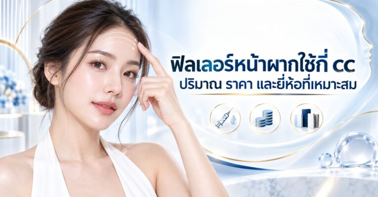 ฟิลเลอร์หน้าผากใช้กี่ cc ปริมาณ ราคา และยี่ห้อที่เหมาะสม