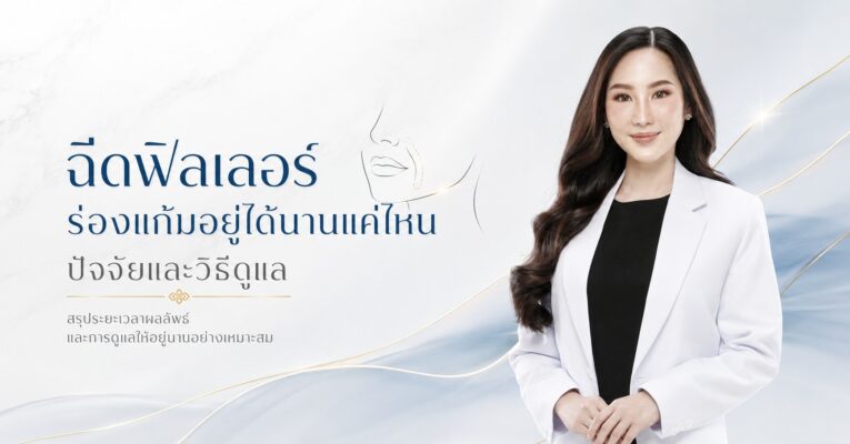 ฉีดฟิลเลอร์ร่องแก้มอยู่ได้นานแค่ไหน