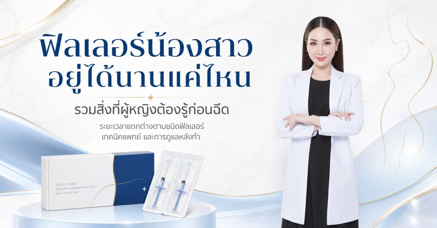 ฟิลเลอร์น้องสาวอยู่ได้นานแค่ไหน | รวมสิ่งที่ผู้หญิงต้องรู้ก่อนฉีด