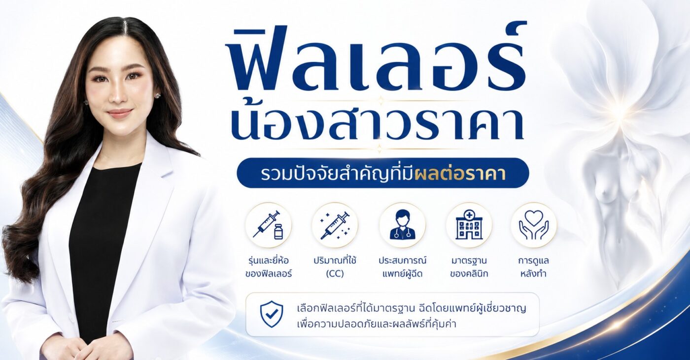 ฟิลเลอร์น้องสาวราคา | รวมปัจจัยสำคัญที่มีผลต่อราคา