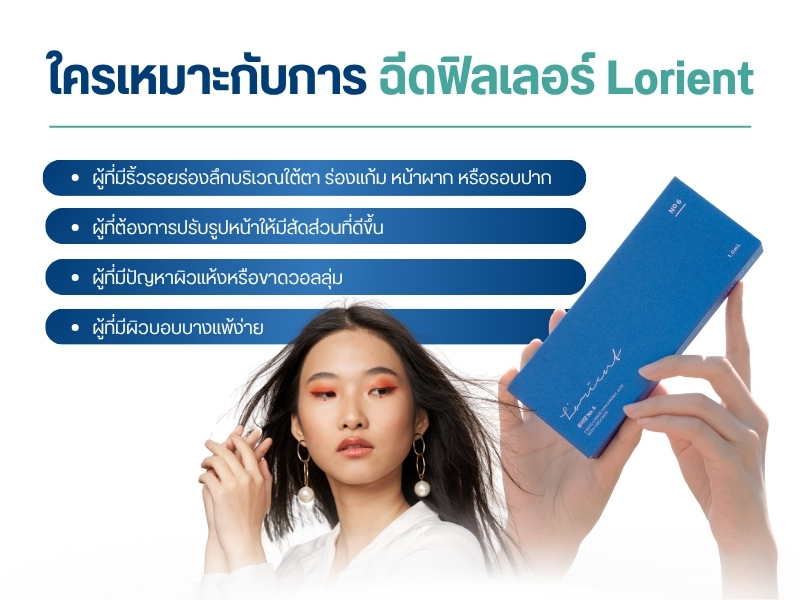ใครเหมาะกับการฉีดฟิลเลอร์ Lorient