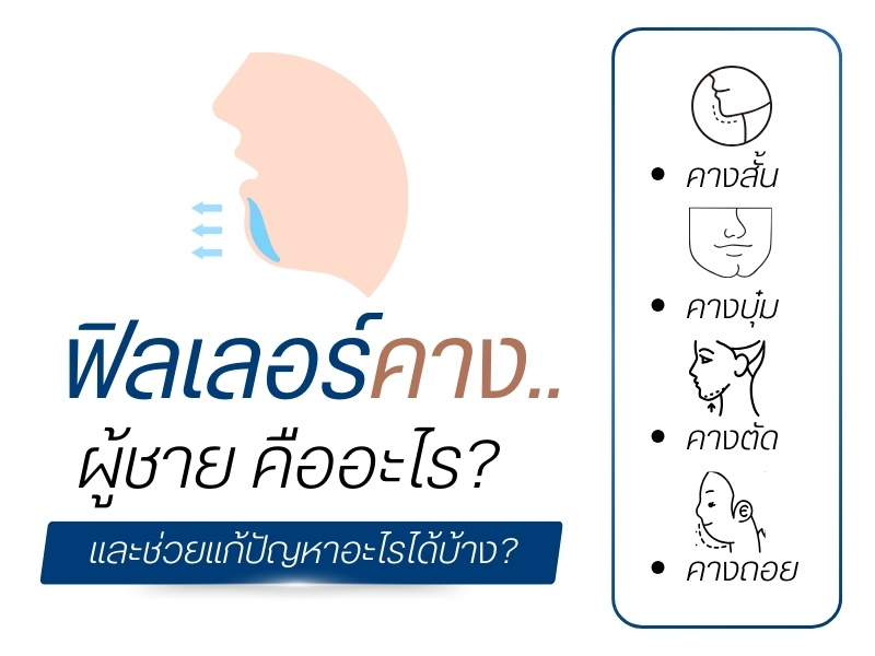ฟิลเลอร์คางผู้ชาย คืออะไร และช่วยแก้ปัญหาอะไรได้บ้าง?