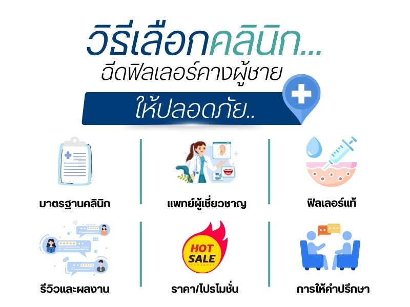 วิธีเลือกคลินิกฉีดฟิลเลอร์คางผู้ชายให้ปลอดภัย