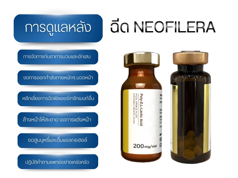 การดูแลหลังฉีด NeoFilera