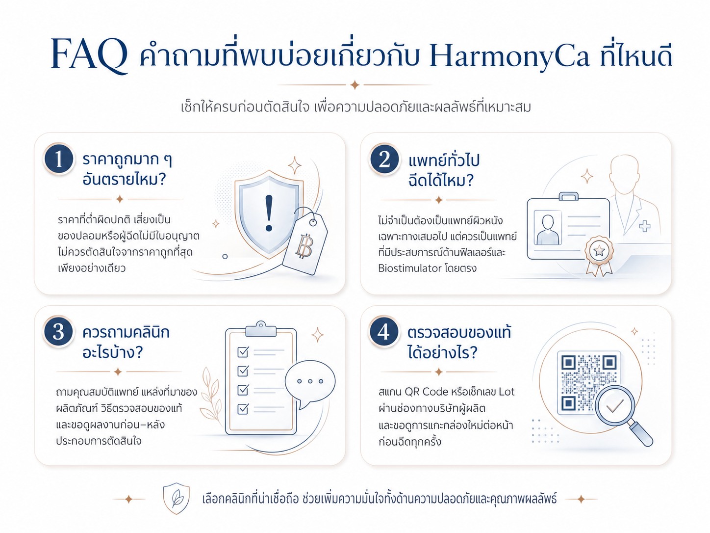 FAQ คำถามที่พบบ่อยเกี่ยวกับ HarmonyCa ที่ไหนดี