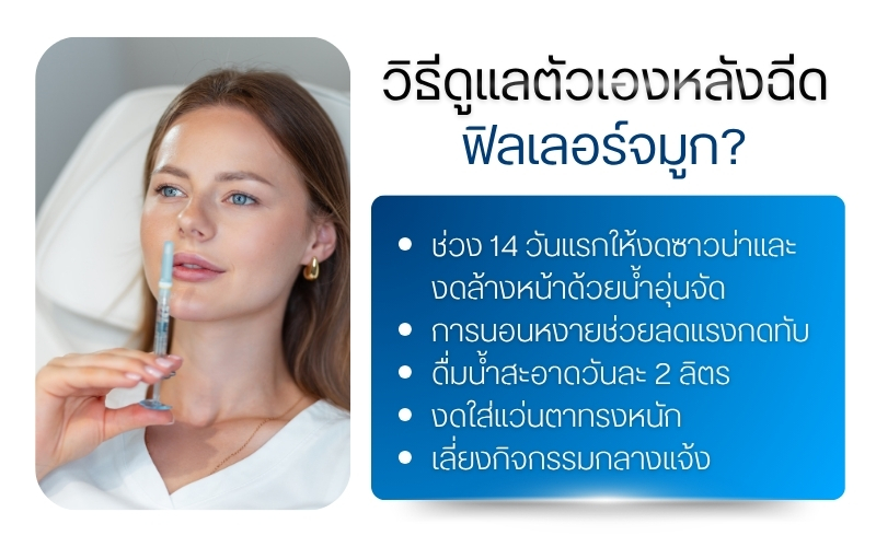 วิธีดูแลตัวเองหลังฉีดฟิลเลอร์จมูกยี่ห้อไหนดี