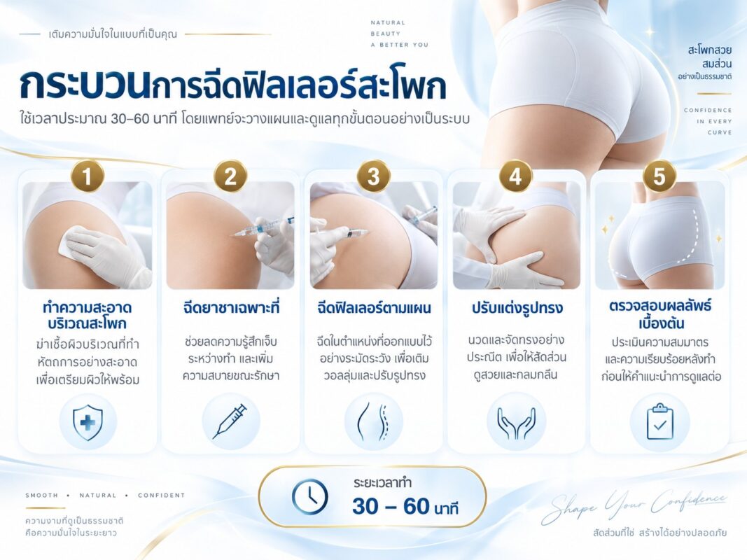 กระบวนการฉีดฟิลเลอร์สะโพก