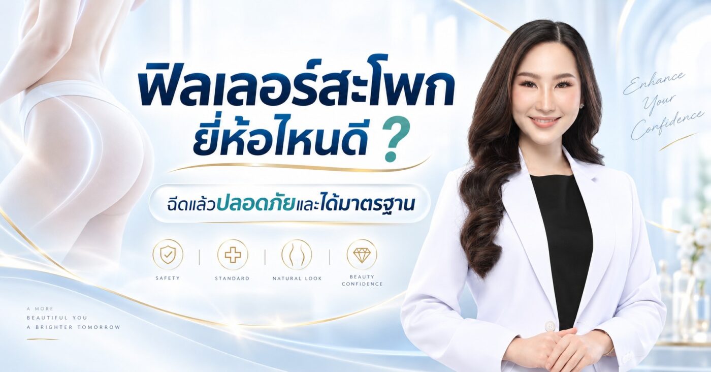 ฟิลเลอร์สะโพกยี่ห้อไหนดี ? ฉีดแล้วปลอดภัยและได้มาตรฐาน