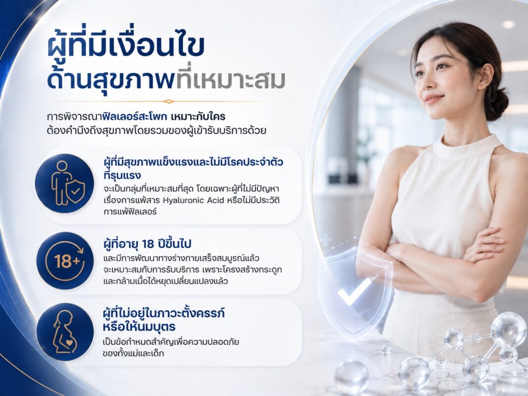 ผู้ที่มีเงื่อนไขด้านสุขภาพที่เหมาะสม