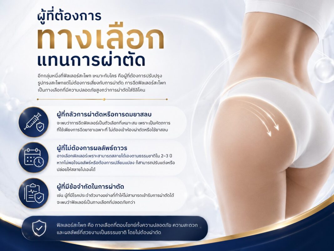 ผู้ที่ต้องการทางเลือกแทนการผ่าตัด