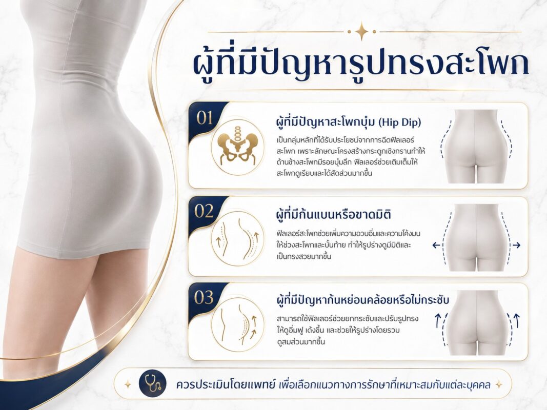 ผู้ที่มีปัญหารูปทรงสะโพก
