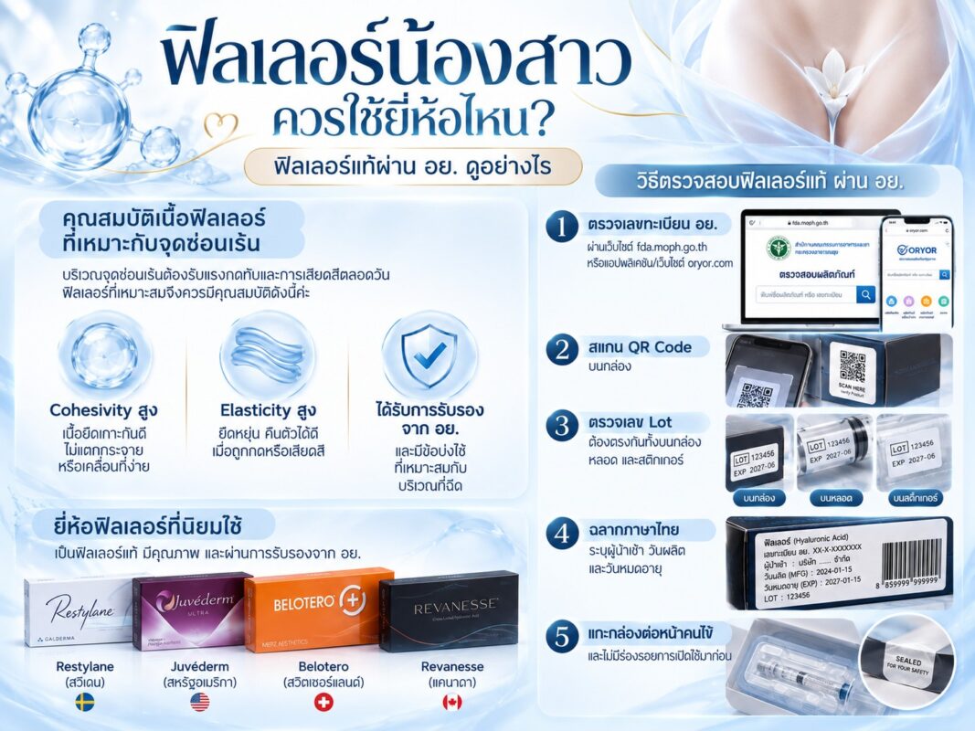 ฟิลเลอร์น้องสาวควรใช้ยี่ห้อไหน?