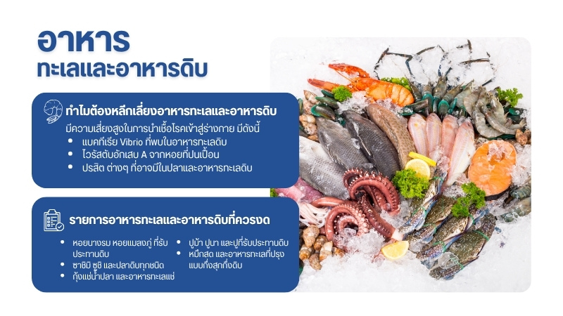 อาหารทะเลและอาหารดิบ