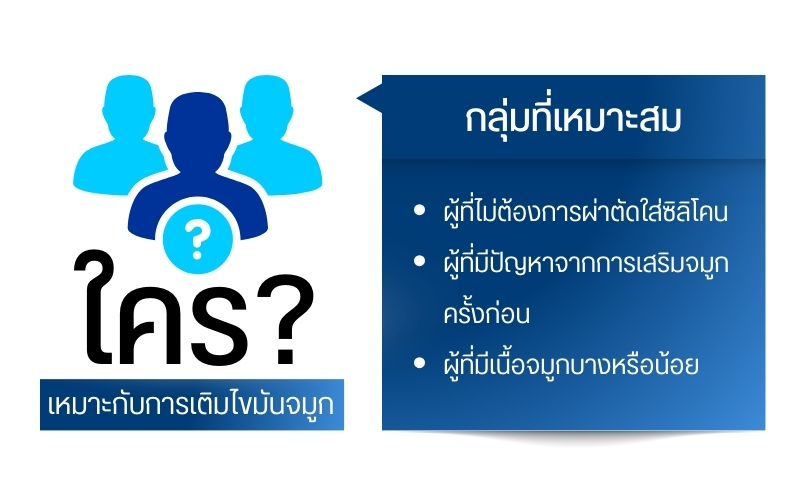 ใครเหมาะกับการเติมไขมันจมูก