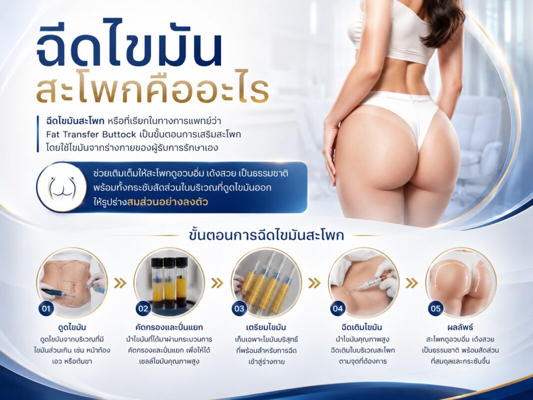ฉีดไขมันสะโพกคืออะไร