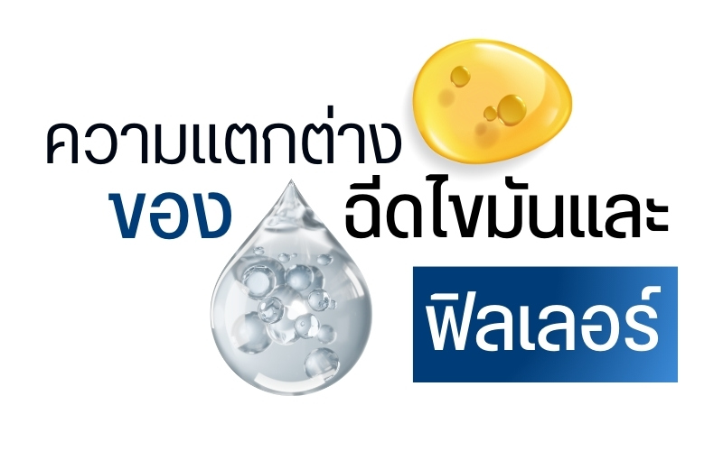 ความแตกต่างของฉีดไขมันและฟิลเลอร์
