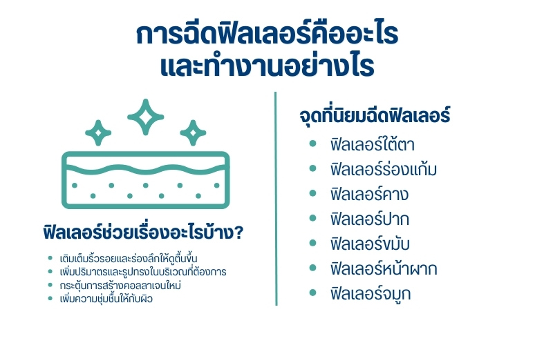 การฉีดฟิลเลอร์คืออะไร และทำงานอย่างไร
