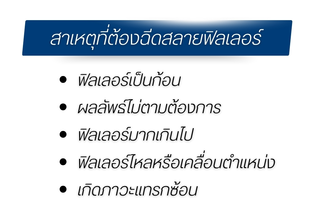 สาเหตุที่ต้องฉีดสลายฟิลเลอร์