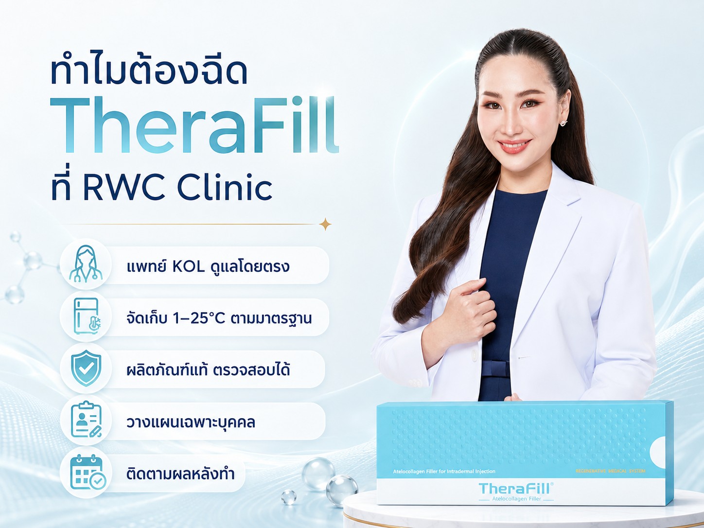 ทำไมต้องฉีด TheraFill ที่ RWC Clinic