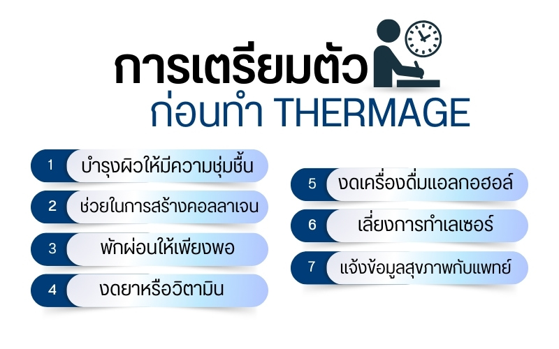 การเตรียมตัวก่อนทำ Thermage