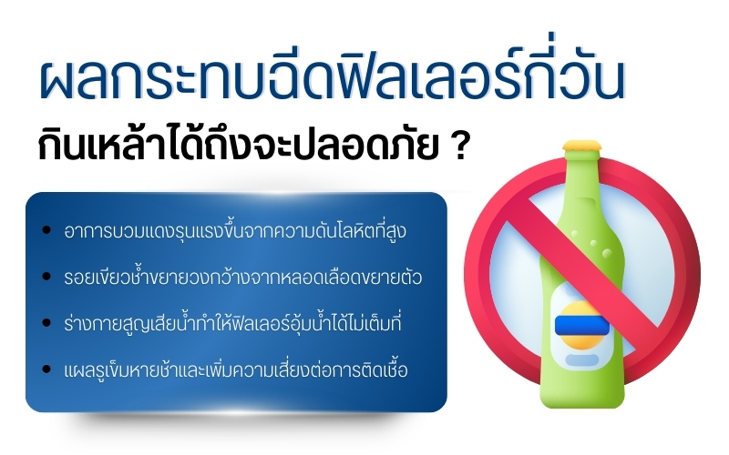 ผลกระทบจากการดื่มแอลกอฮอล์ทันทีส่งผลเสียหลายด้าน