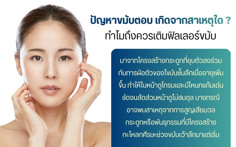 ปัญหาขมับตอบ เกิดจากสาเหตุอะไร ? ทำไมถึงควรเติมฟิลเลอร์ขมับ