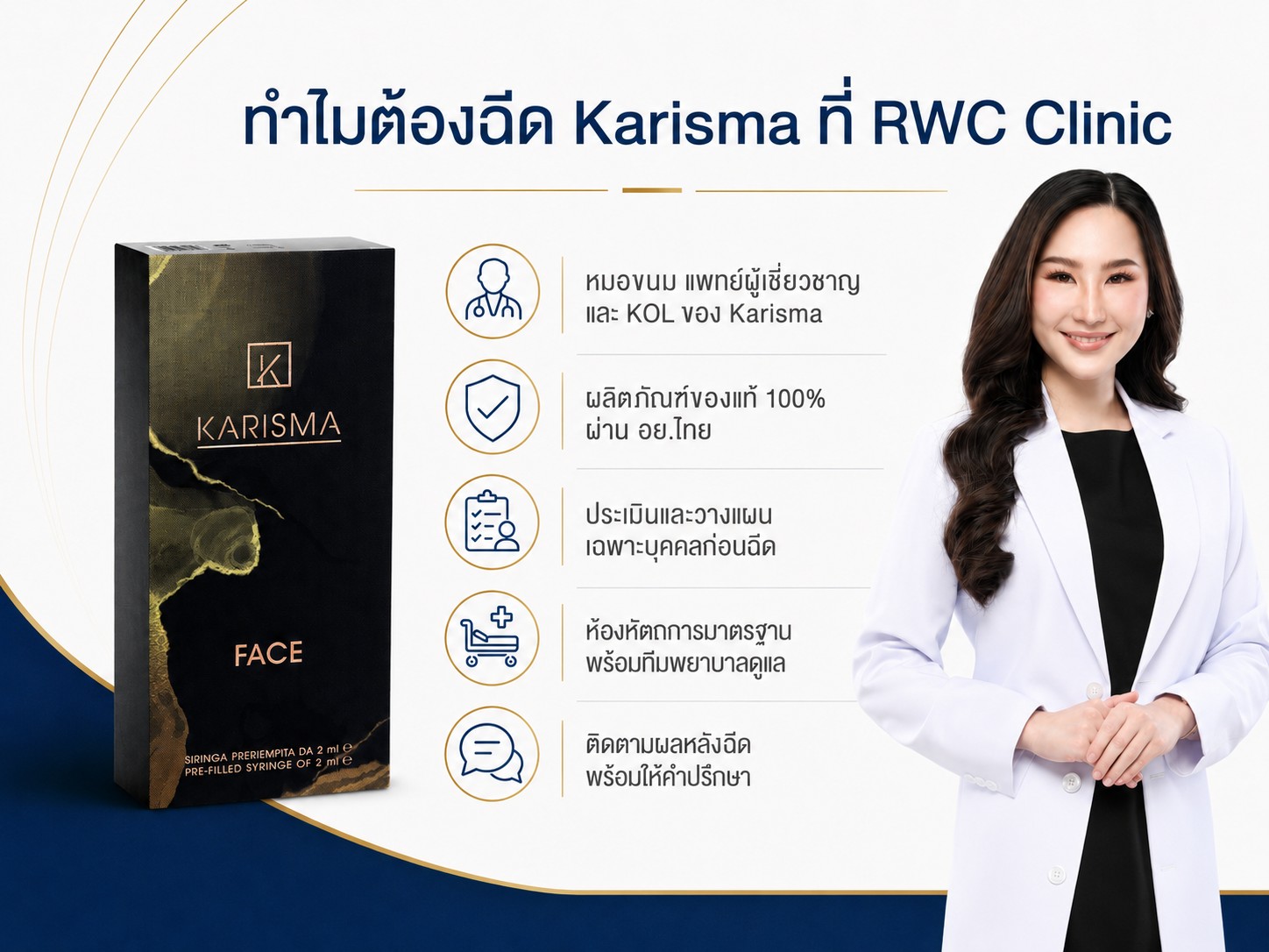 ทำไมต้องฉีด Karisma ที่ RWC Clinic