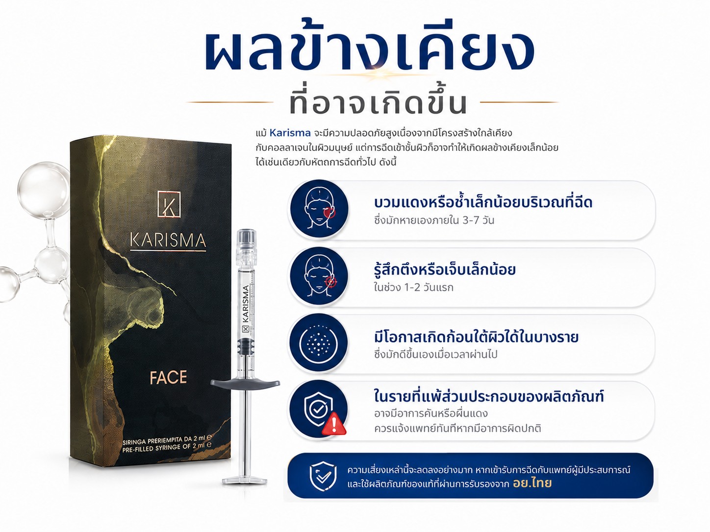 ผลข้างเคียงที่อาจเกิดขึ้น