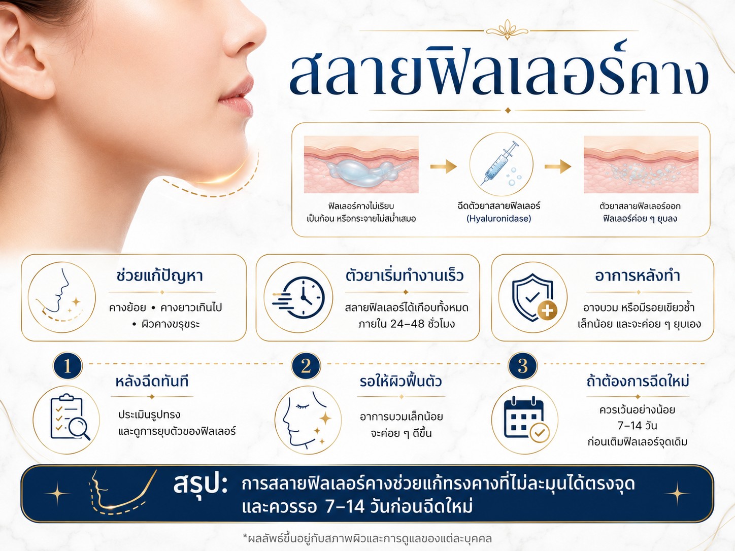 สลายฟิลเลอร์คาง