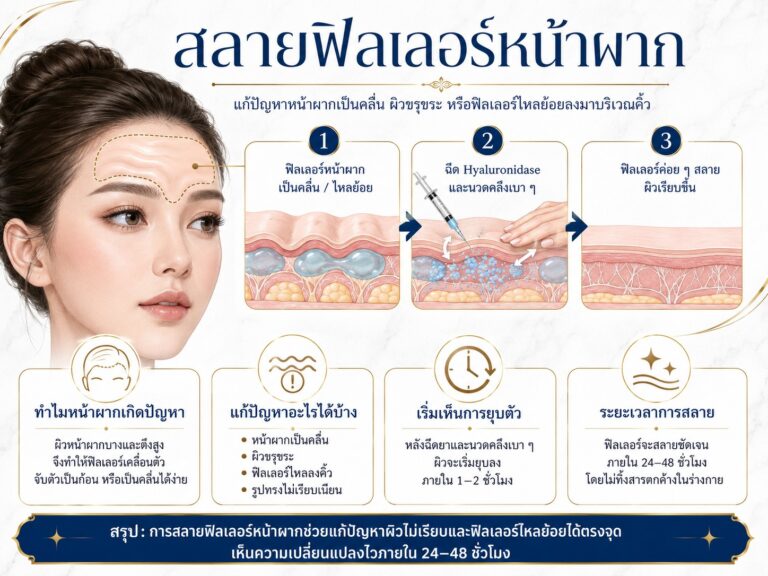 สลายฟิลเลอร์หน้าผาก
