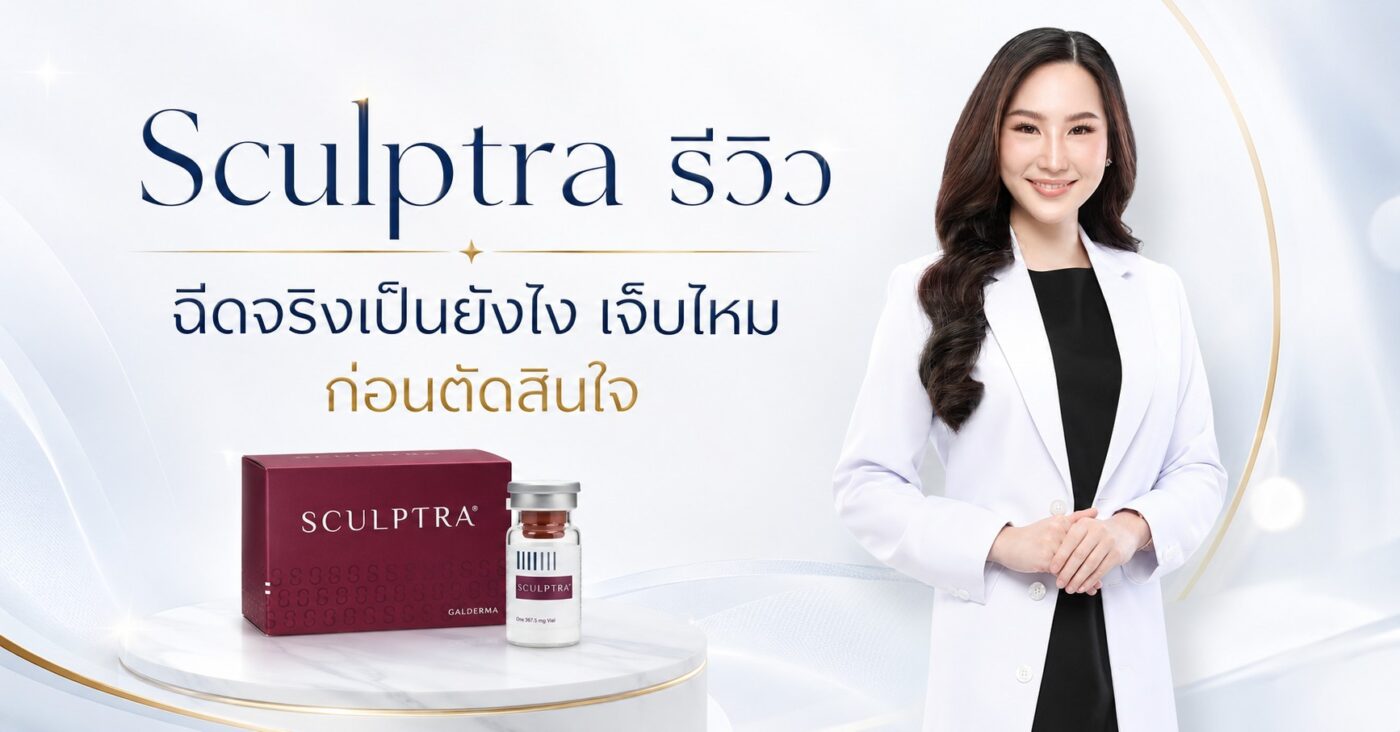 Sculptra รีวิว ฉีดจริงเป็นยังไง เจ็บไหม ก่อนตัดสินใจ